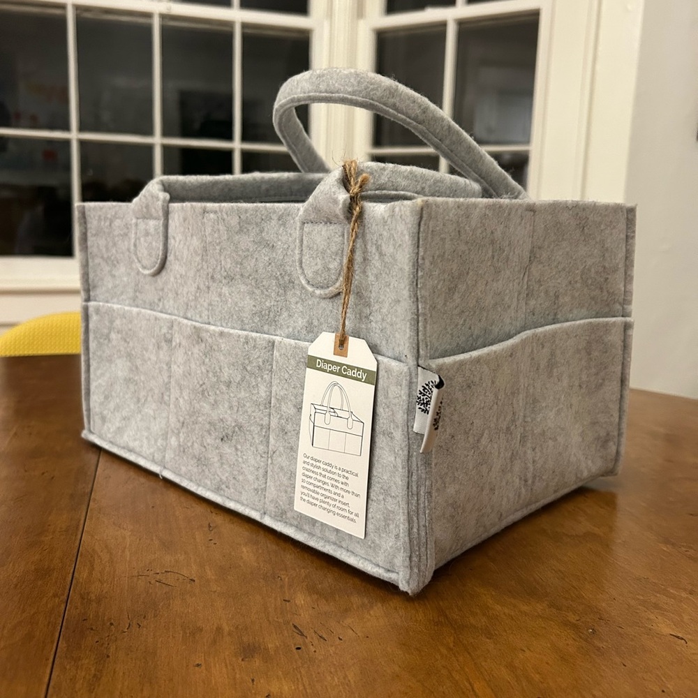 Parker Baby Diaper Caddy, Organizational Baby Tote, NWT